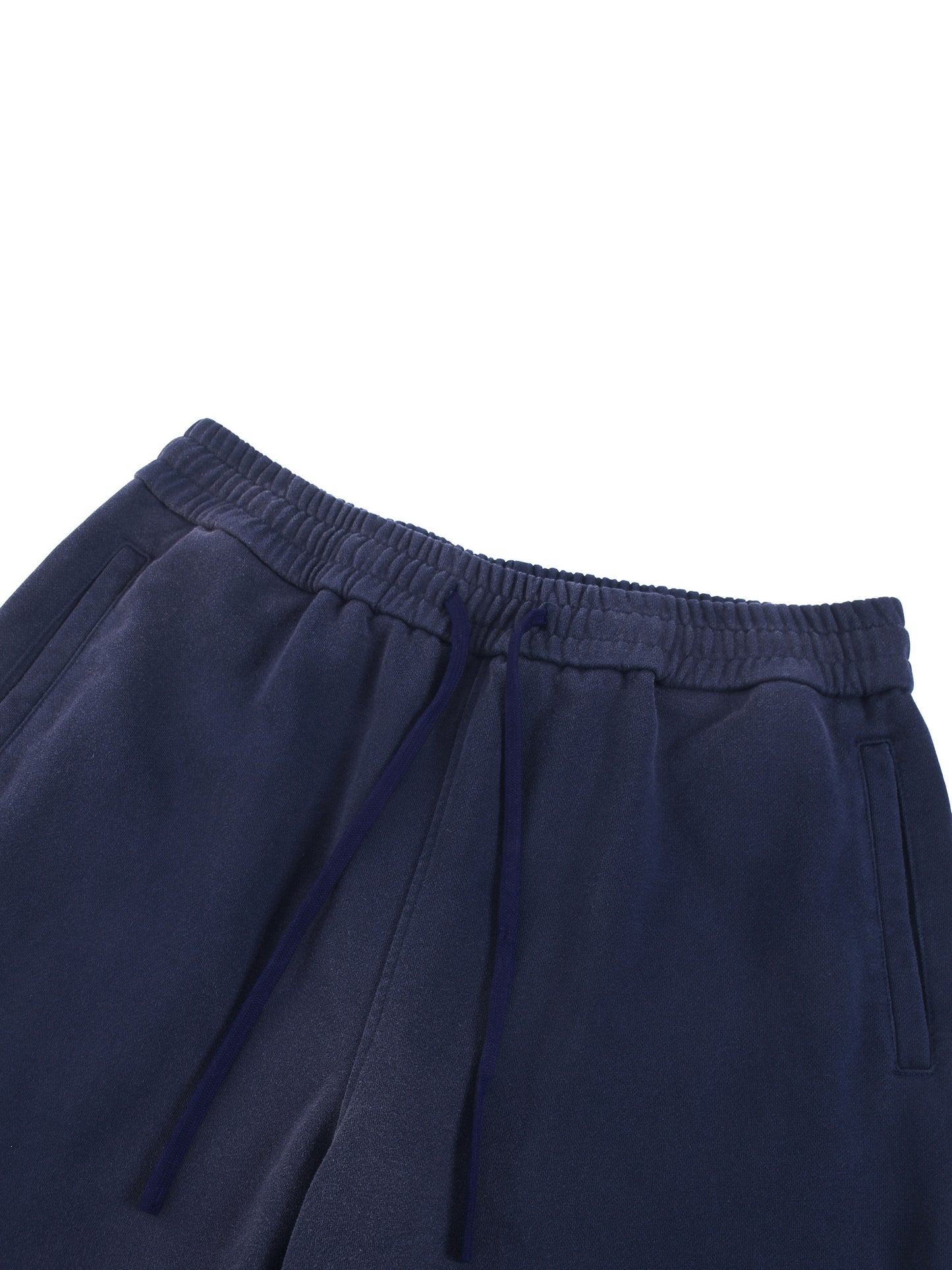 Sun Fade Raw Edge Straight-Leg Sweatpants