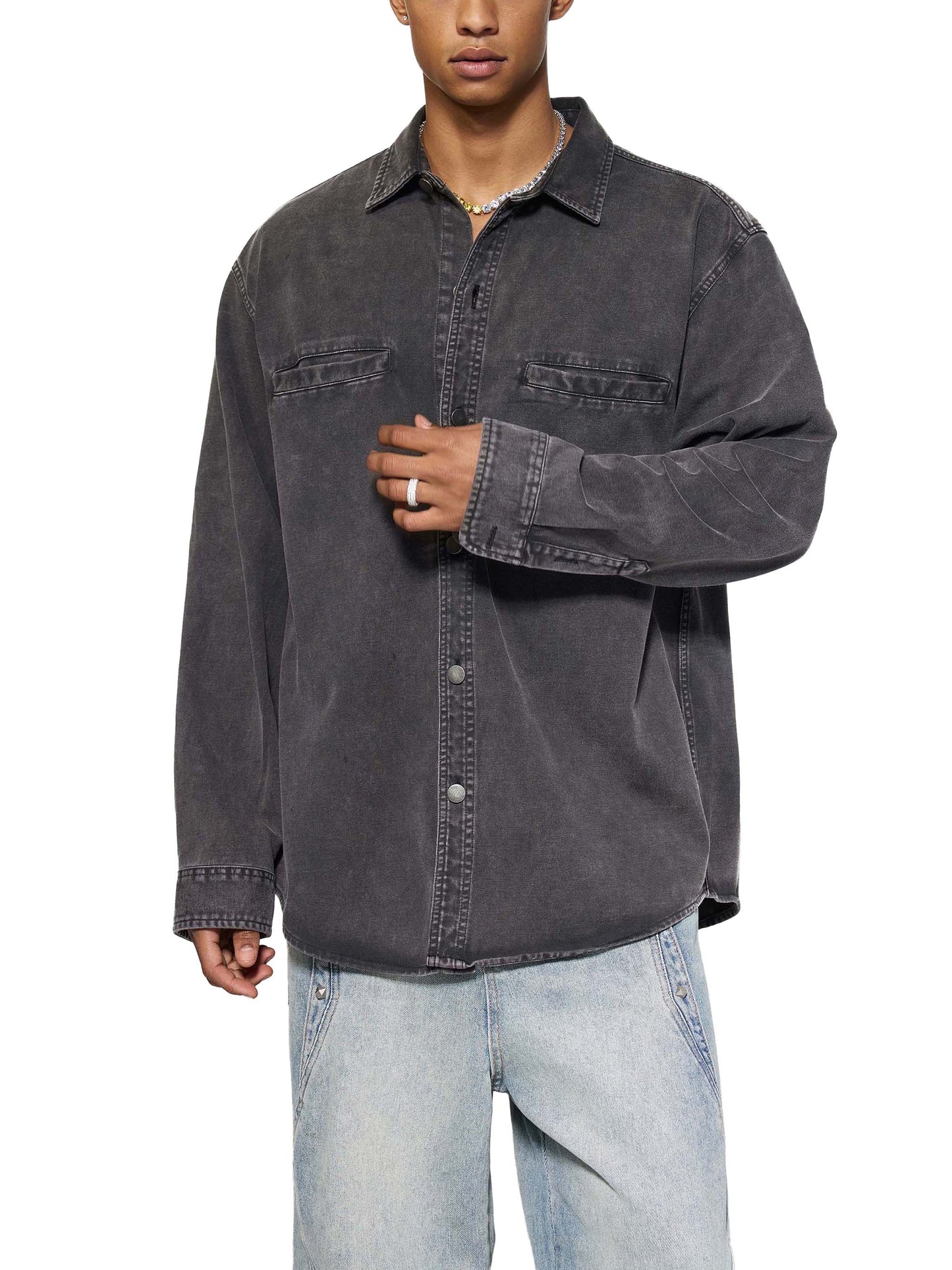 Denim Vintage Washed Heavyweight Jacket